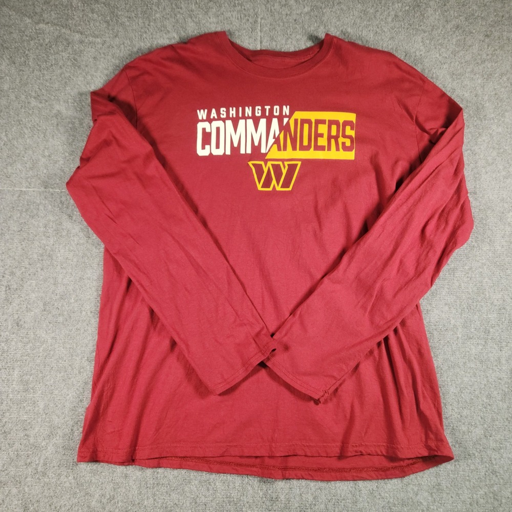 Washington Commanders T-Shirt Mens 2XL Burgundy NFL Football Graphic NFL Team